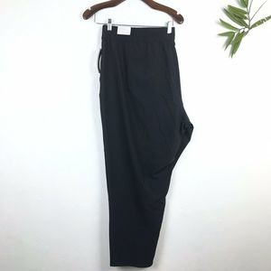 Peace & Pearls tapered Ankle Pants 3X Black